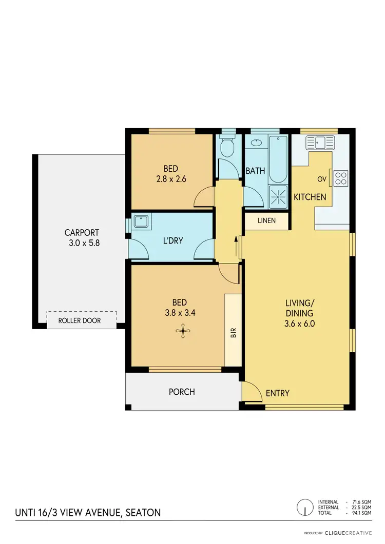 Floorplan of Homely house listing, 16/3 View Avenue, Seaton SA 5023