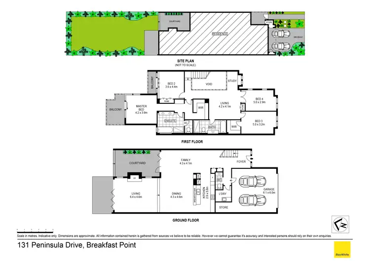 Floorplan of Homely house listing, 131 Peninsula Drive, Breakfast Point NSW 2137