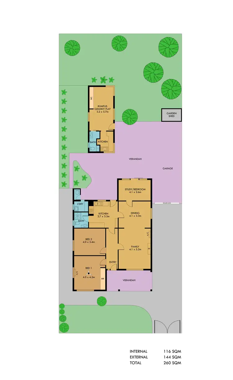 Floorplan of Homely house listing, 22 Herbert Street, Cheltenham SA 5014