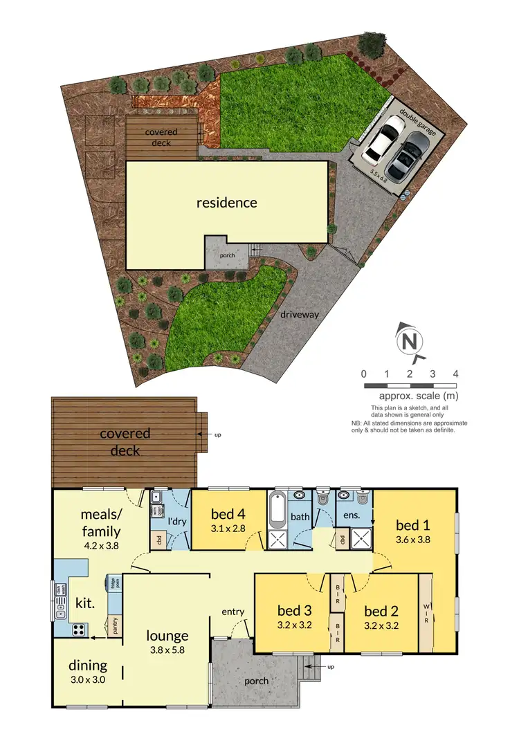 Floorplan of Homely house listing, 4 Camellia Court, Wheelers Hill VIC 3150