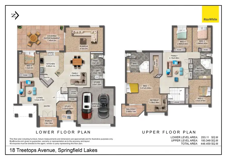 Floorplan of Homely house listing, 18 Treetops Avenue, Springfield Lakes QLD 4300