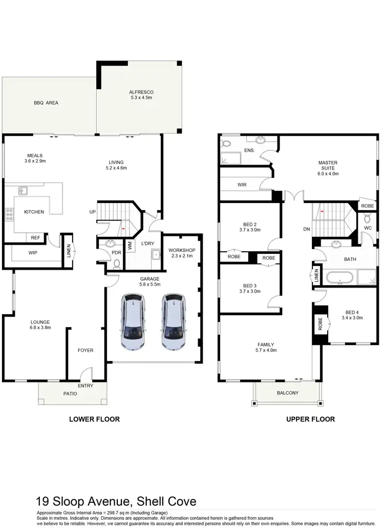 Floorplan of Homely house listing, 19 Sloop Avenue, Shell Cove NSW 2529