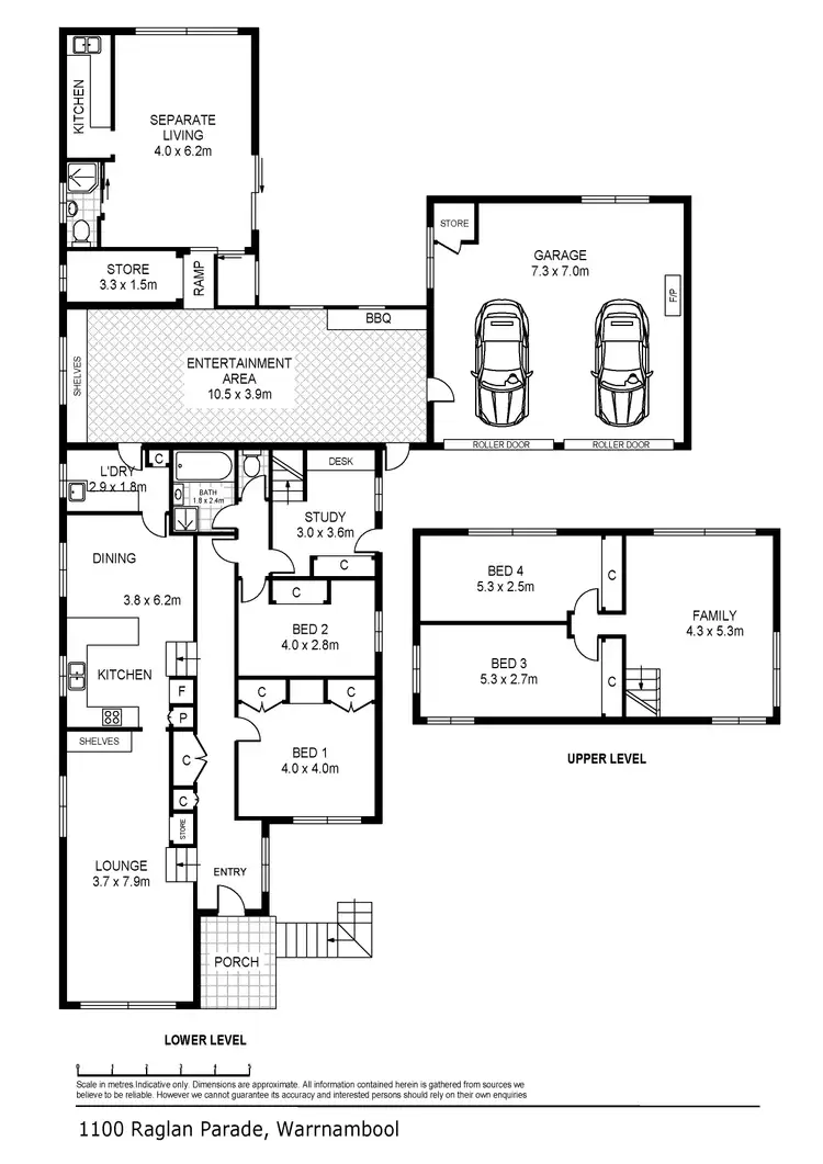 Floorplan of Homely house listing, 1100 Raglan Parade, Warrnambool VIC 3280