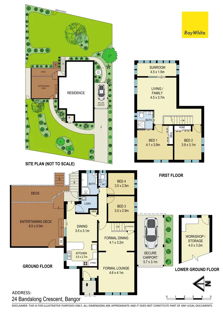 Floorplan of Homely house listing, 24 Bandalong Crescent, Bangor NSW 2234