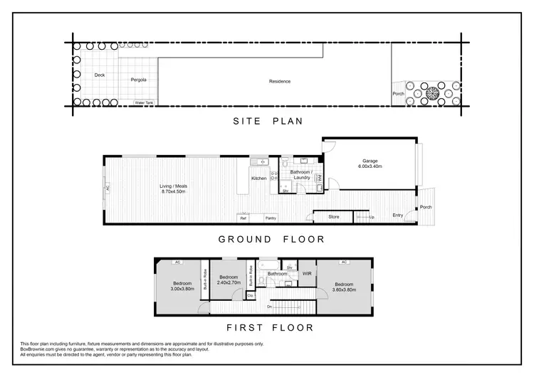 Floorplan of Homely townhouse listing, 85 Munro Street, Coburg VIC 3058