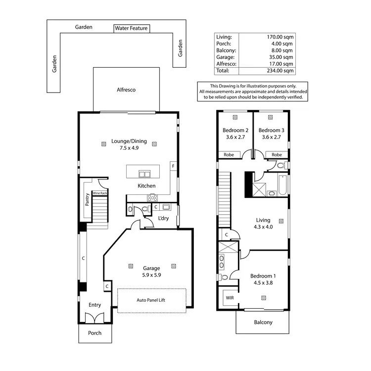 Floorplan of Homely house listing, 10 Cardinal Street, St Clair SA 5011