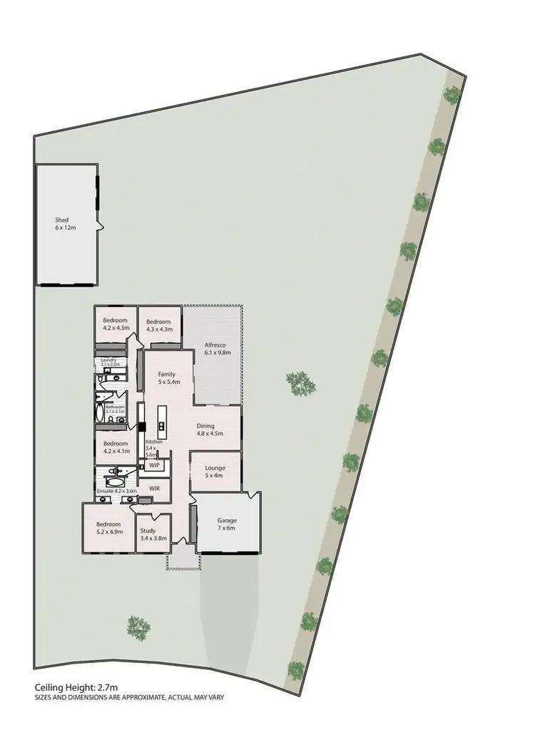 Floorplan of Homely house listing, 16 Henrys Run Drive, Mildura VIC 3500