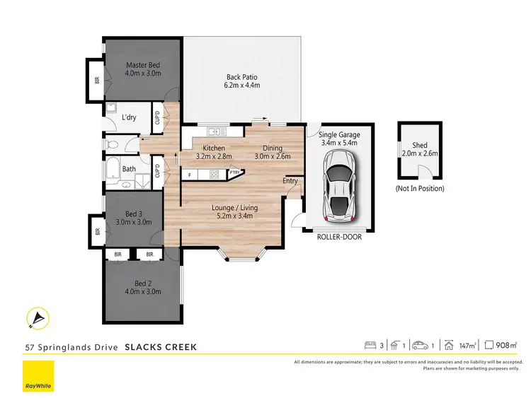 Floorplan of Homely house listing, 57 Springlands Drive, Slacks Creek QLD 4127