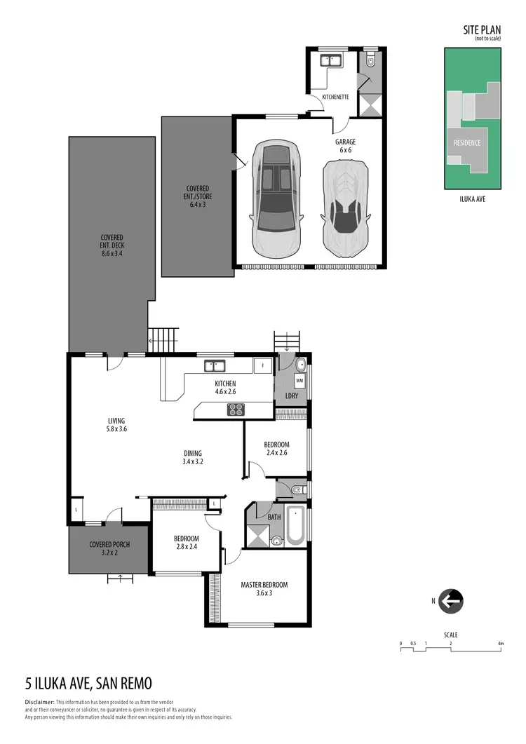 Floorplan of Homely house listing, 5 Iluka Avenue, San Remo NSW 2262