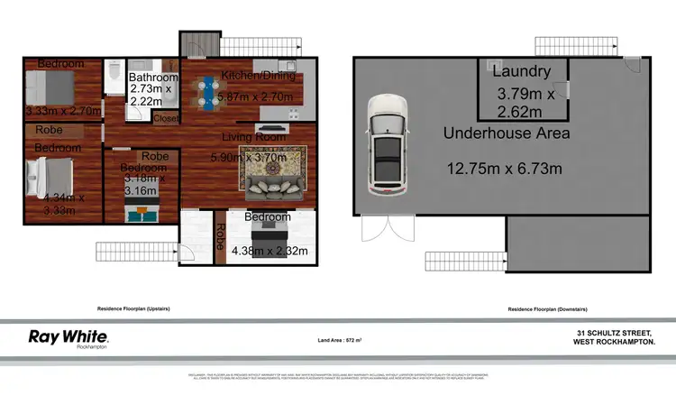 Floorplan of Homely house listing, 31 Schultz Street, West Rockhampton QLD 4700