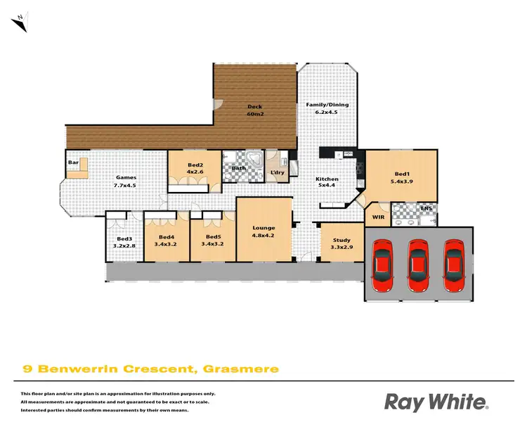 Floorplan of Homely house listing, 9 Benwerrin Crescent, Grasmere NSW 2570