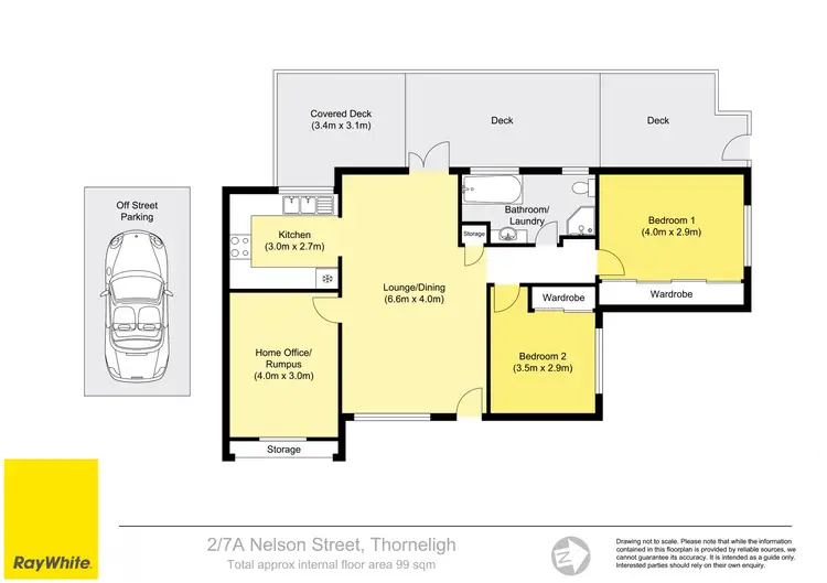 Floorplan of Homely villa listing, 2/7A Nelson Street, Thornleigh NSW 2120