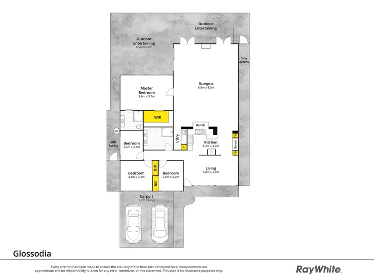 Floorplan of Homely house listing, 131 Mitchell Drive, Glossodia NSW 2756