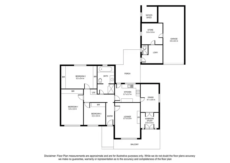 Floorplan of Homely house listing, 2 Fairlie Street, Mount Gambier SA 5290
