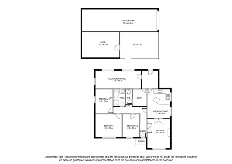 Floorplan of Homely house listing, 5 Rivoli Street, Mount Gambier SA 5290