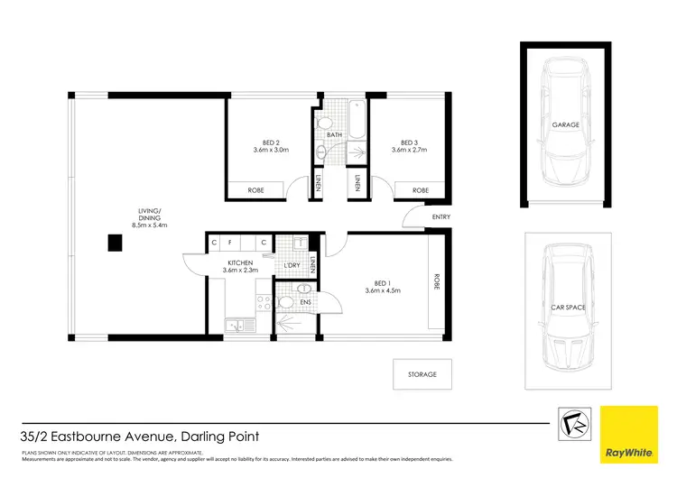 Floorplan of Homely apartment listing, 35/2-12 Eastbourne Road, Darling Point NSW 2027