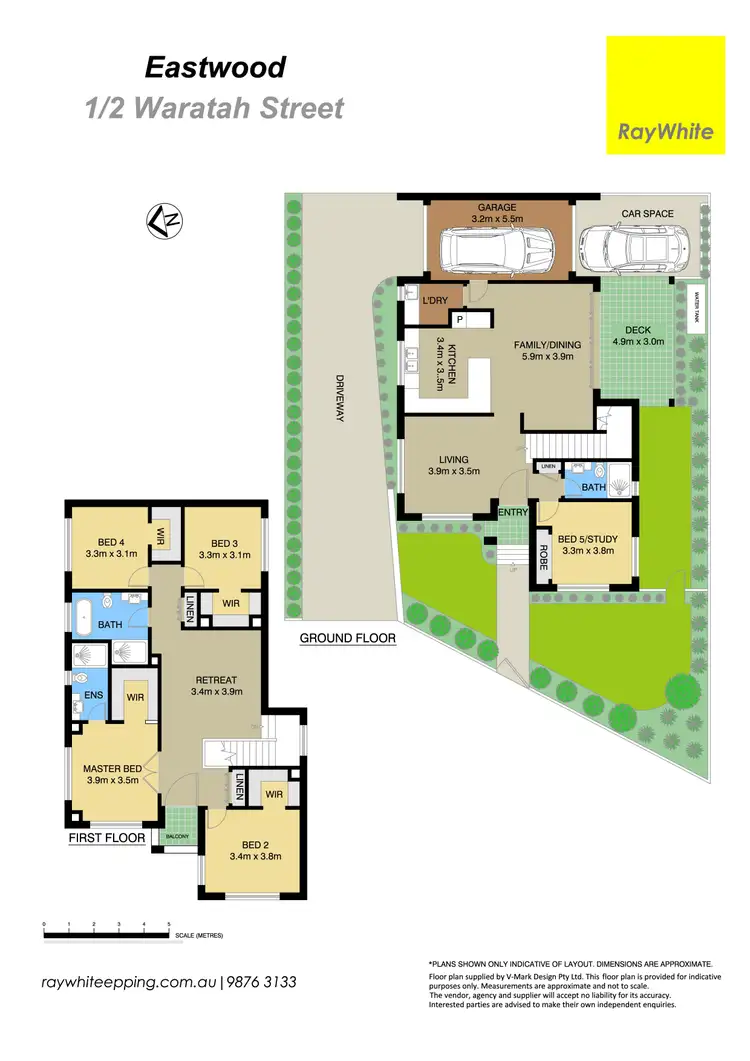 Floorplan of Homely townhouse listing, Townhouse/2 Waratah Street, Eastwood NSW 2122