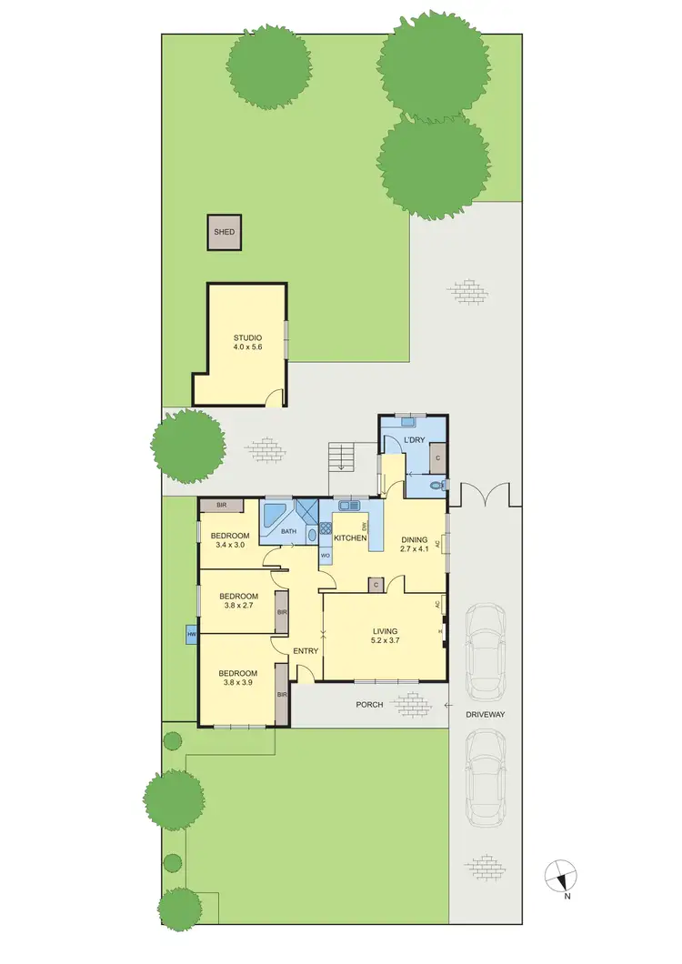 Floorplan of Homely house listing, 11 McMahons Road, Coburg North VIC 3058