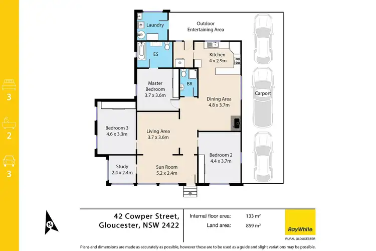 Floorplan of Homely house listing, 42 Cowper Street, Gloucester NSW 2422