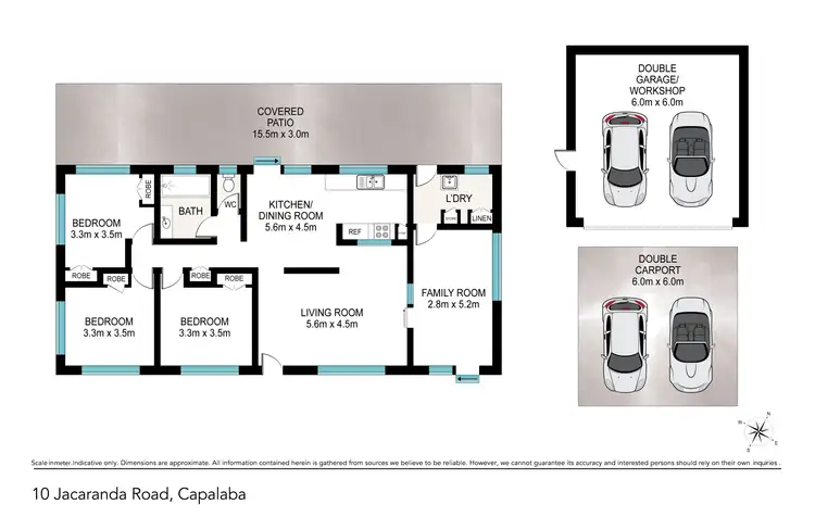 Floorplan of Homely house listing, 10 Jacaranda Road, Capalaba QLD 4157