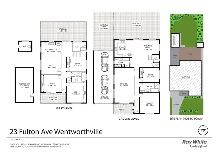 Floorplan of Homely house listing, 23 Fulton Avenue, Wentworthville NSW 2145