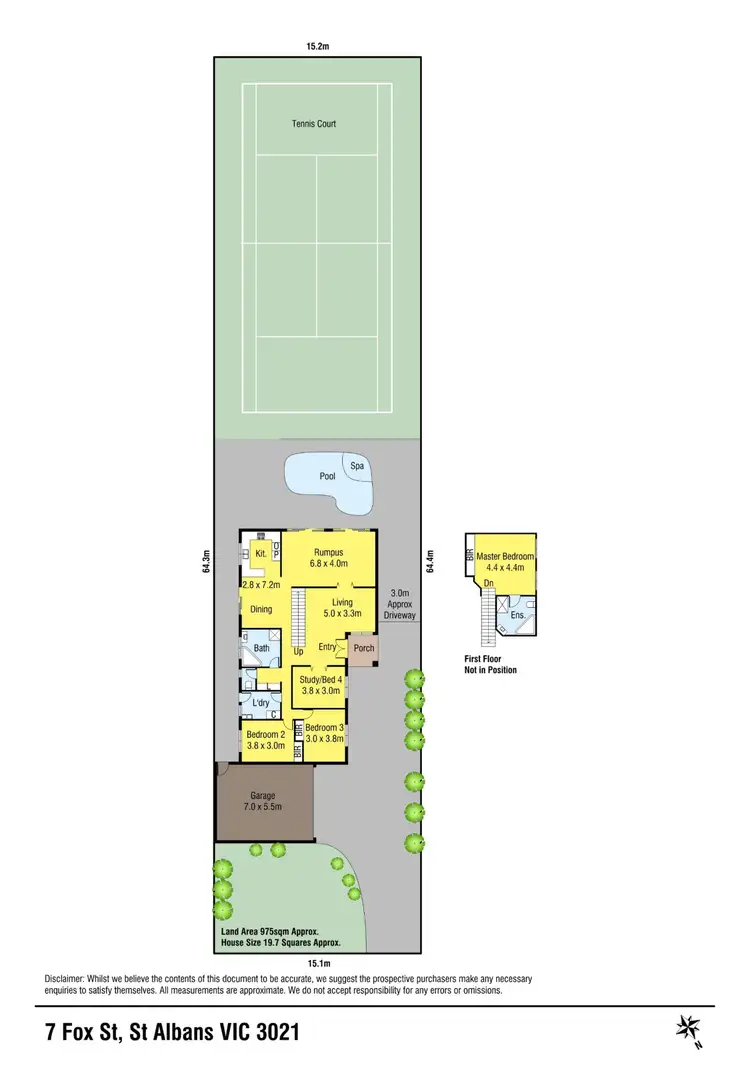 Floorplan of Homely house listing, 7 Fox Street, St Albans VIC 3021