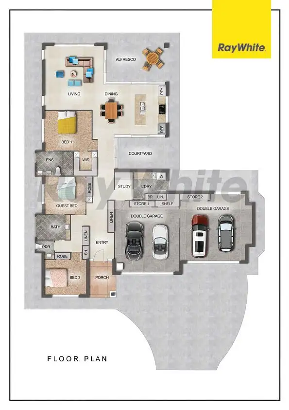 Floorplan of Homely house listing, 8 Butcherbird Crescent, Bli Bli QLD 4560