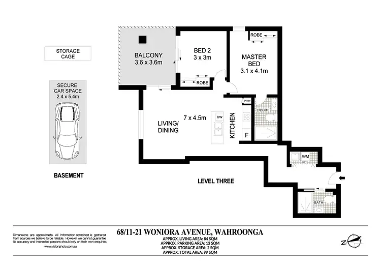 Floorplan of Homely apartment listing, 68/11-21 Woniora Avenue, Wahroonga NSW 2076