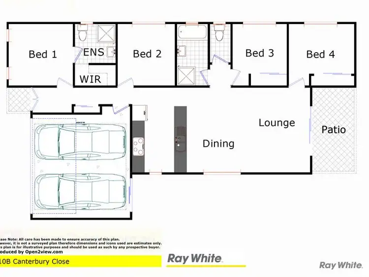 Floorplan of Homely house listing, 10B Canterbury Close, Forest Lake QLD 4078