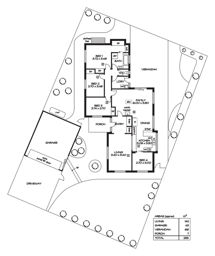 Floorplan of Homely house listing, 60 The Grove Way, Salisbury Heights SA 5109