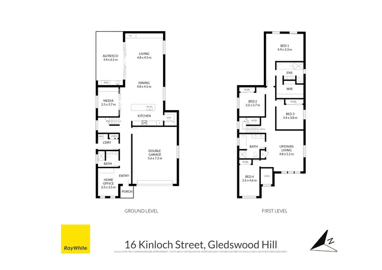 Floorplan of Homely house listing, 16 Kinloch Street, Gledswood Hills NSW 2557