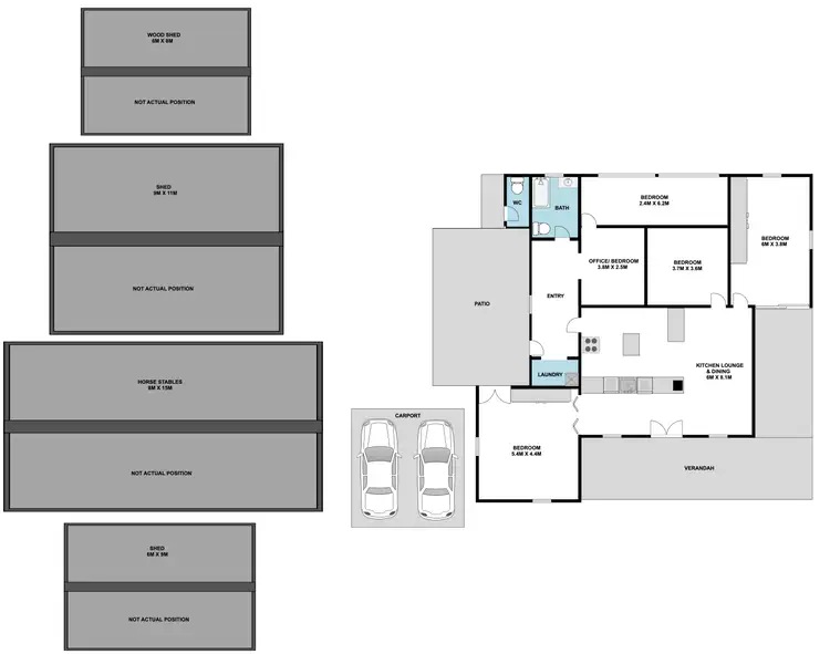 Floorplan of Homely house listing, 42 Holmes Road, Lake Rowan VIC 3727