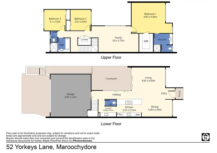 Floorplan of Homely house listing, 52 Yorkeys Lane, Maroochydore QLD 4558