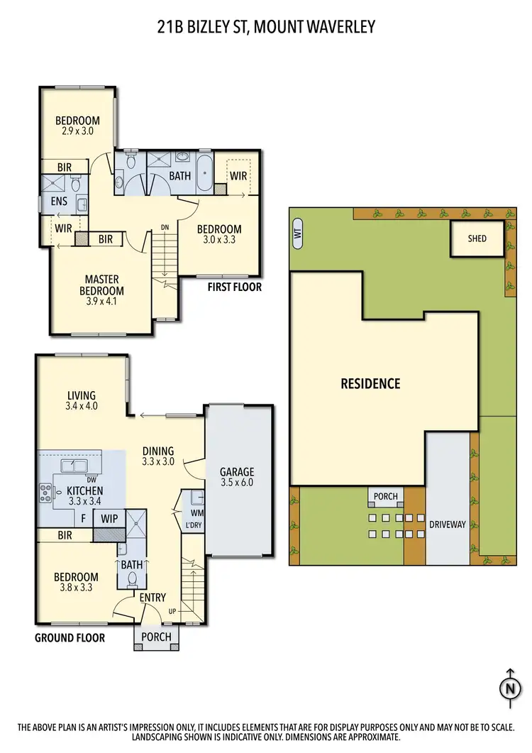 Floorplan of Homely house listing, 21B Bizley Street, Mount Waverley VIC 3149
