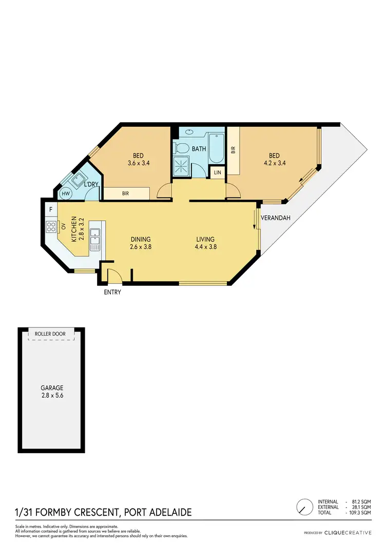 Floorplan of Homely apartment listing, 1/31 Formby Crescent, Port Adelaide SA 5015