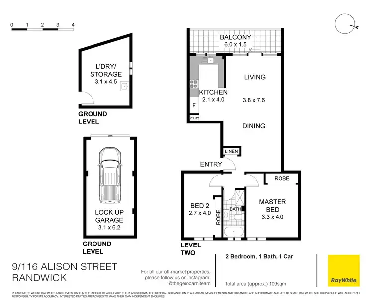 Floorplan of Homely apartment listing, 9/116 Alison Road, Randwick NSW 2031