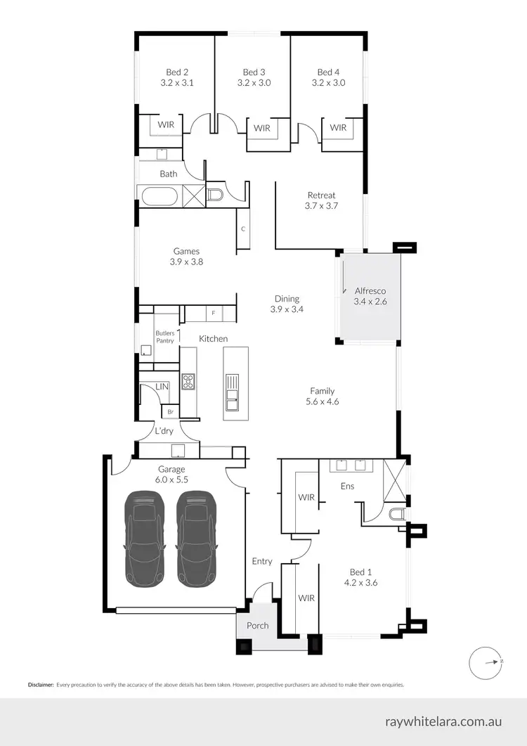 Floorplan of Homely house listing, 27 Manzeene Avenue, Lara VIC 3212
