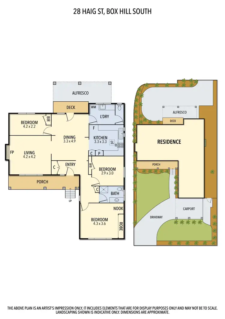 Floorplan of Homely house listing, 28 Haig Street, Box Hill South VIC 3128