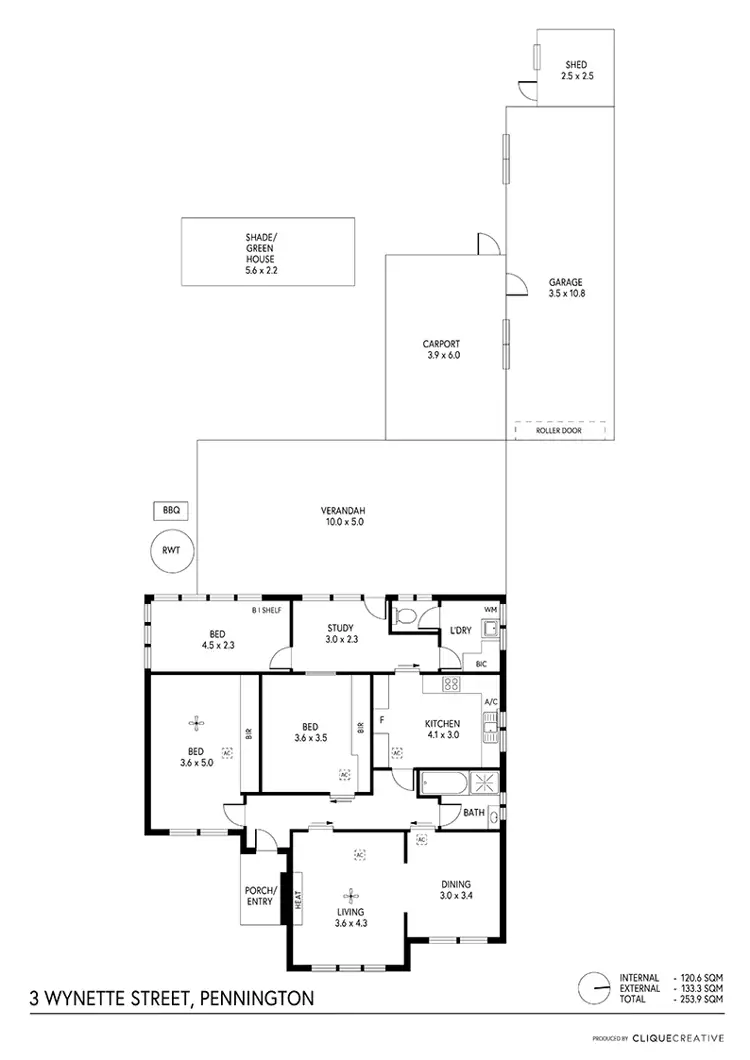 Floorplan of Homely house listing, 3 Wynette Street, Pennington SA 5013