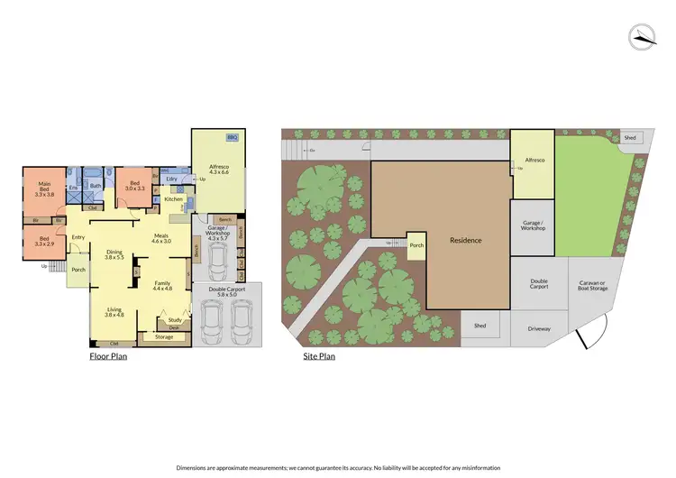 Floorplan of Homely house listing, 34 Sonia Street, Ringwood VIC 3134