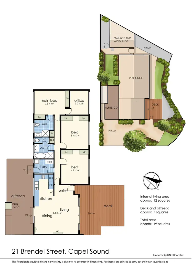 Floorplan of Homely house listing, 21 Brendel Street, Capel Sound VIC 3940