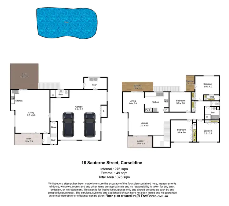 Floorplan of Homely house listing, 16 Sauterne Street, Carseldine QLD 4034