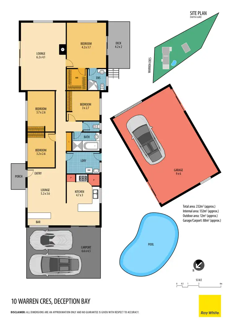 Floorplan of Homely house listing, 10 Warren Crescent, Deception Bay QLD 4508