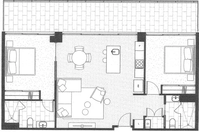 Floorplan of Homely apartment listing, 1502/477 Boundary Street, Spring Hill QLD 4000