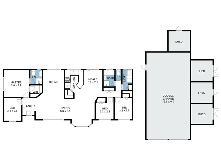 Floorplan of Homely house listing, 9 Winton-Lurg Road, Winton VIC 3673