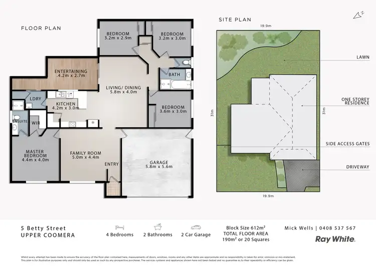 Floorplan of Homely house listing, 5 Betty Street, Upper Coomera QLD 4209