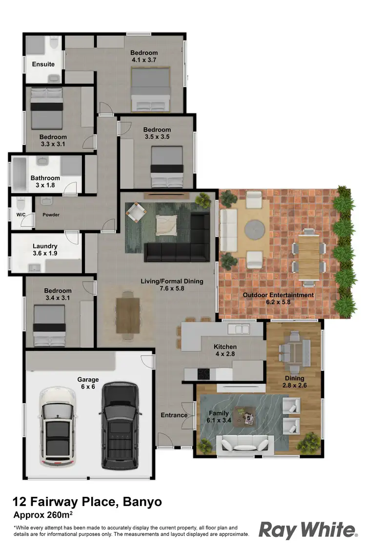 Floorplan of Homely house listing, 12 Fairway Place, Banyo QLD 4014
