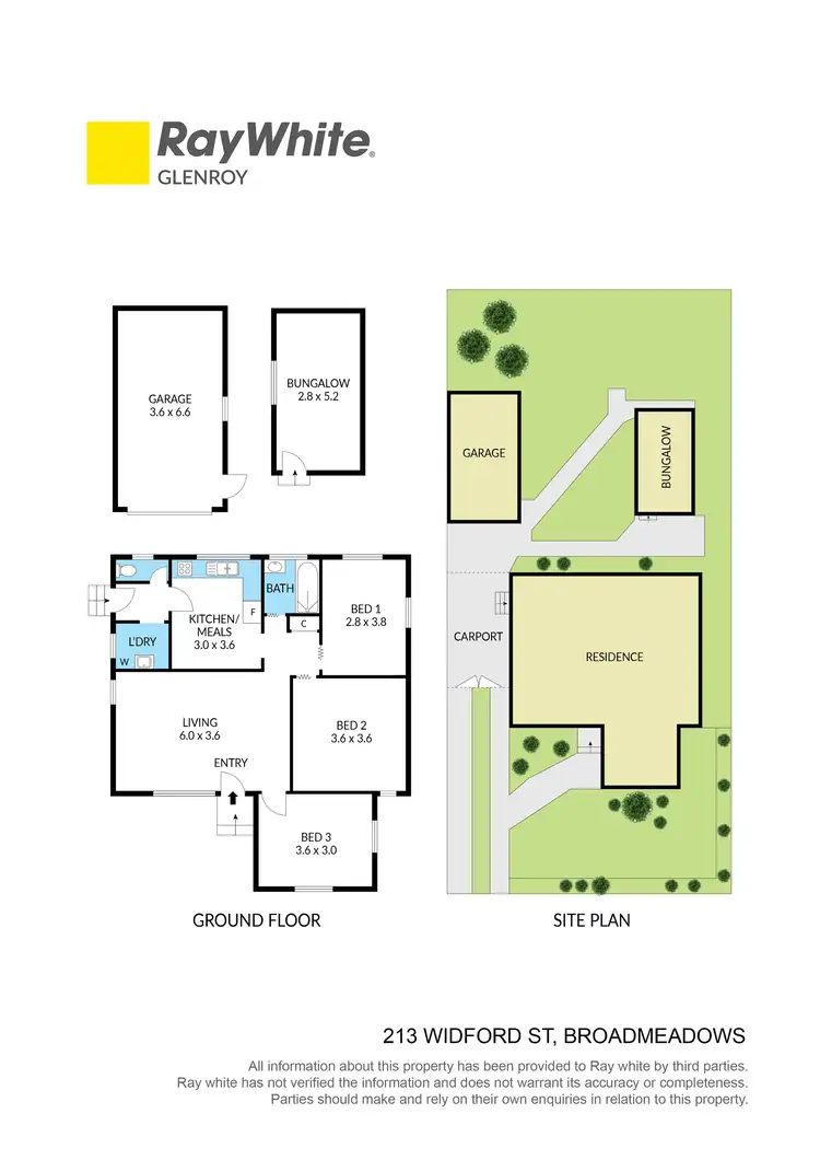 Floorplan of Homely house listing, 213 Widford Street, Broadmeadows VIC 3047