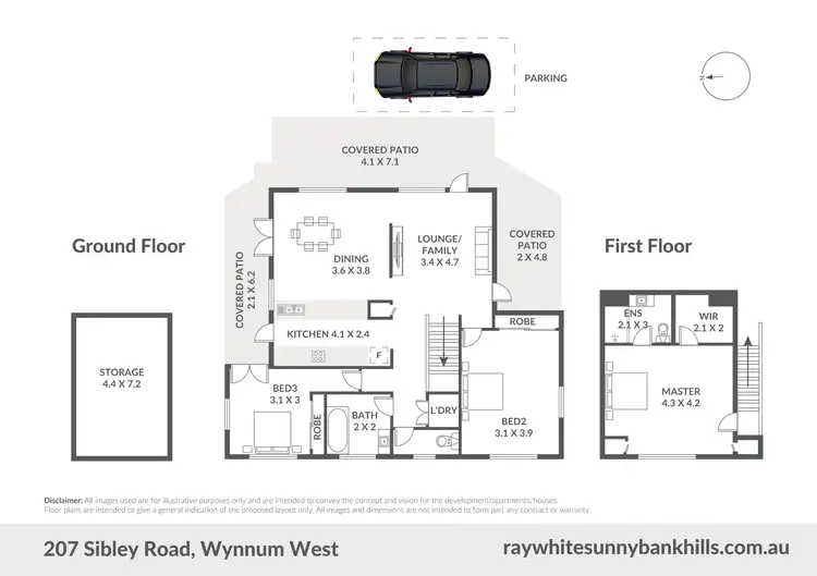 Floorplan of Homely house listing, 207 Sibley Road, Wynnum West QLD 4178