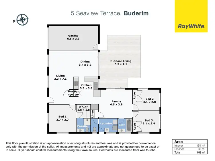 Floorplan of Homely house listing, 5 Seaview Terrace, Buderim QLD 4556